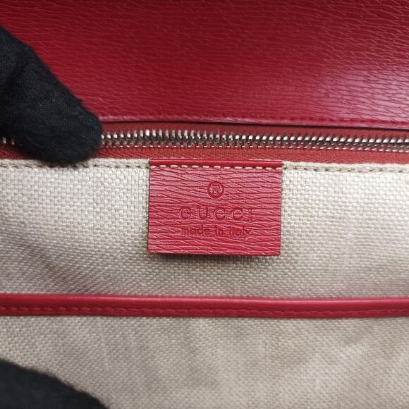 Gucci Bamboo Red And Multicolor Leather 409398 B019491568 - Picture 7 of 10
